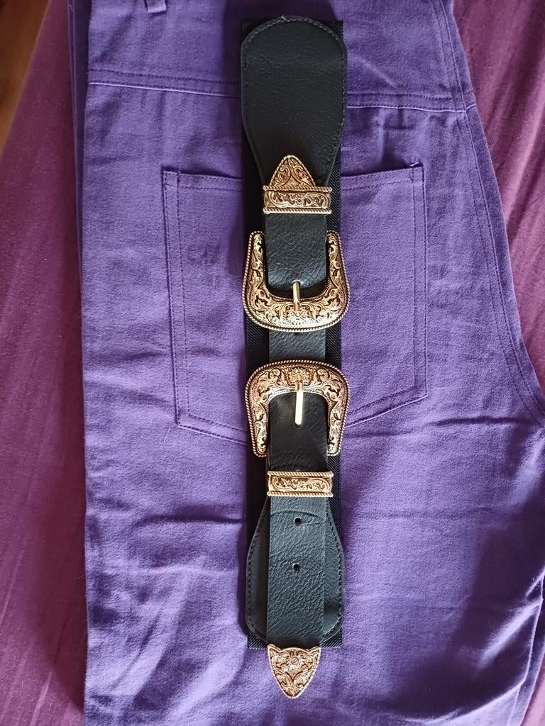 Prachtige riem. Nieuw, Ophalen of Verzenden, Nieuw, Zwart, 100 cm of meer