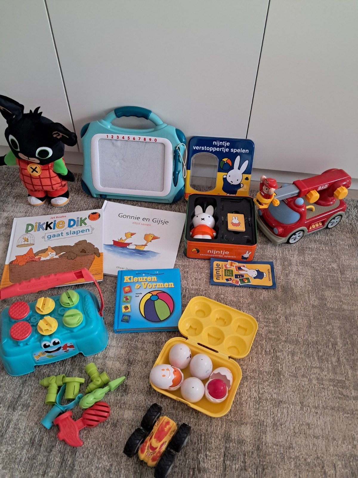 Nijntje verstopspel, pratende Bing, Dikkie Dik en meer, Ophalen, Jongen of Meisje