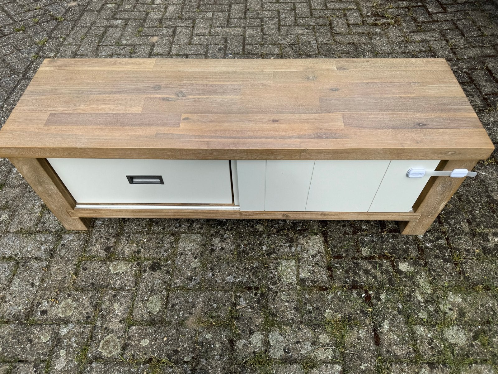 Henders & Hazel Televisiemeubel - 130x40x45cm, Ophalen, Gebruikt, 100 tot 150 cm, Minder dan 100 cm