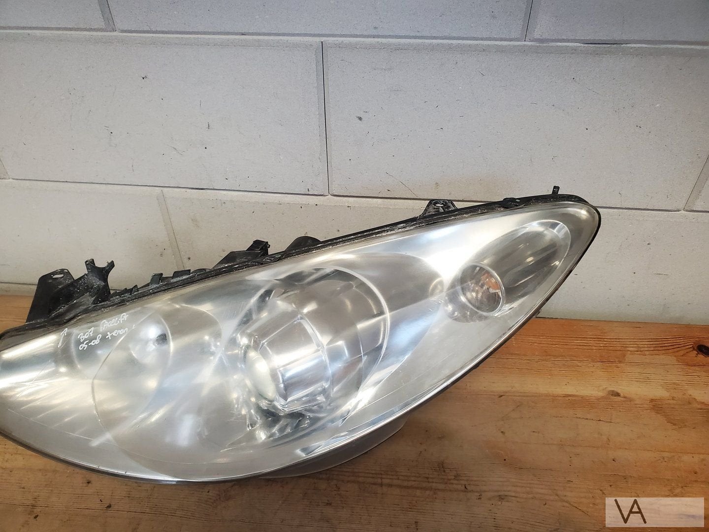 Peugeot 307 2005 - 2008 xenon koplamp links met module €150, Gebruikt, -, -, Ophalen of Verzenden