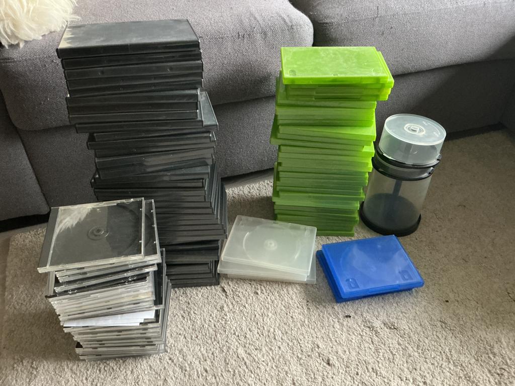 Dvd hoezen (gratis), Alle leeftijden, Ophalen, Gebruikt