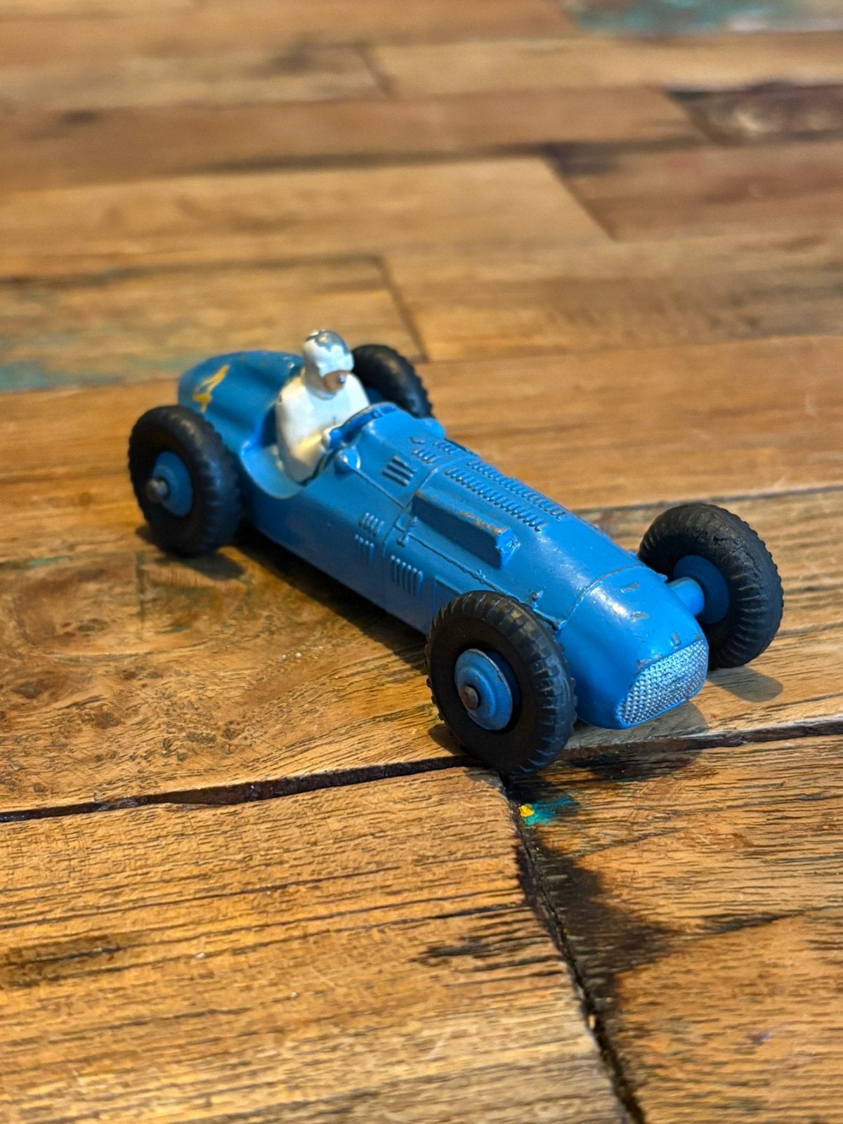 Dinky Toys 230 Talbot-Lago Racing Car – England -origineel, Ophalen of Verzenden, Zo goed als nieuw, Auto, Dinky Toys