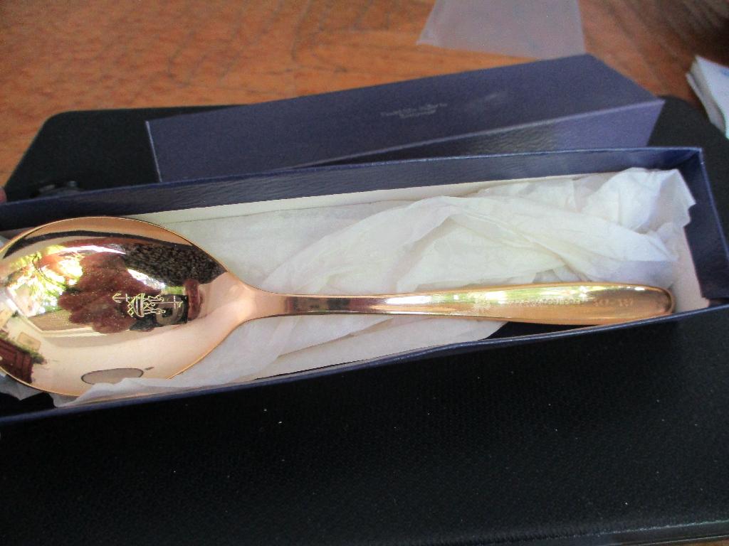 lepel goudkleurig, Ophalen of Verzenden, Nieuw