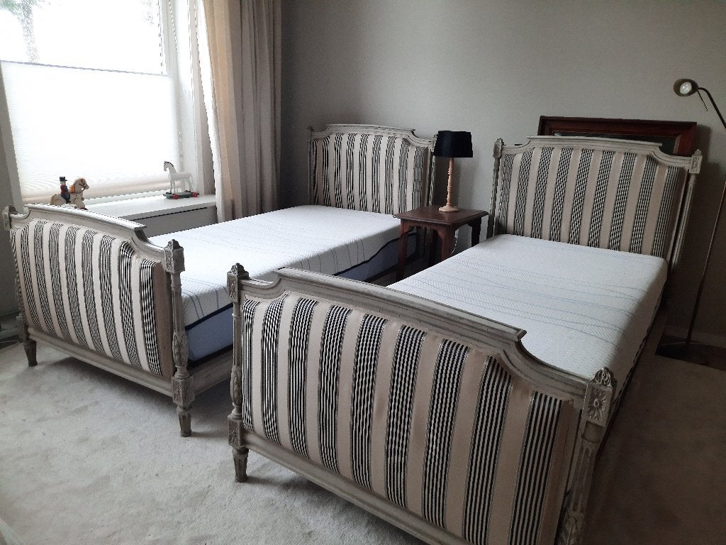 vintage lits jumeaux, Ophalen, Gebruikt, Vintage, Tweepersoons