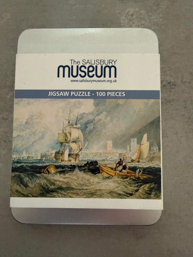 Jigsaw Puzzel Salisbury Museum - 100 stukjes, Ophalen of Verzenden, Minder dan 500 stukjes, Zo goed als nieuw, Legpuzzel