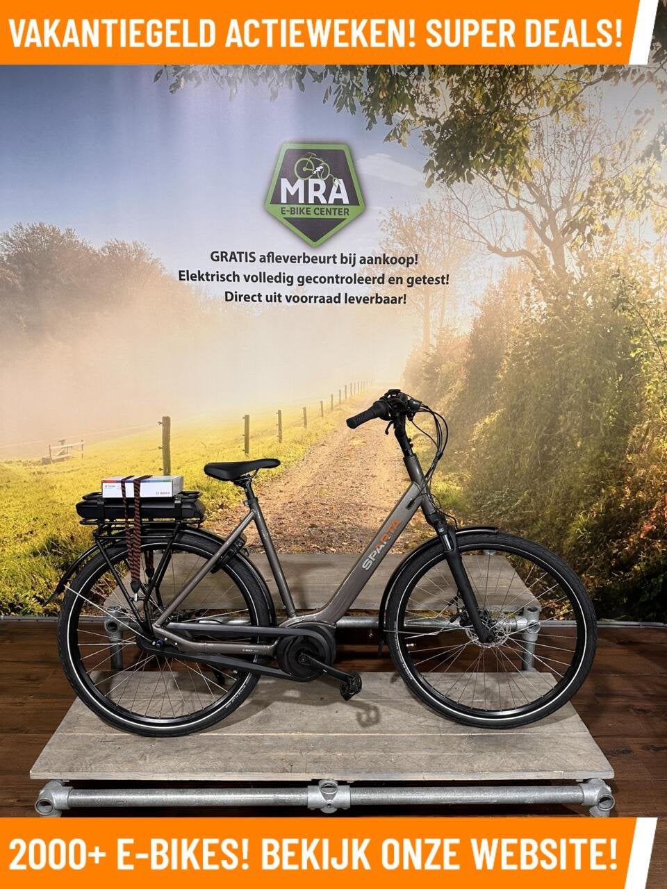Sparta A-Lane Fit elektrische fiets met BOSCH middenmotor!