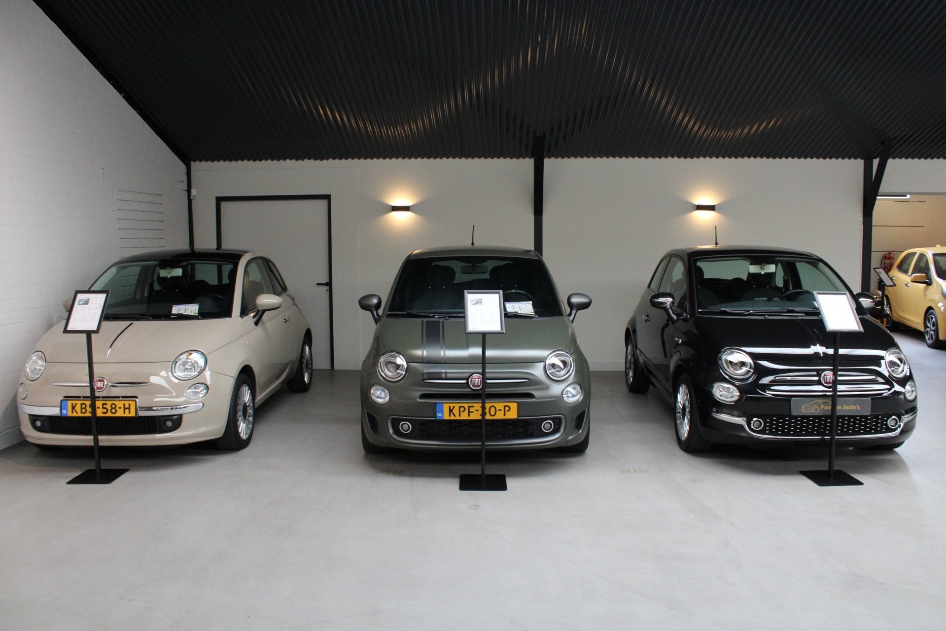 Fiat 500 1.2 Lounge, Navi, HUD light, LIMITED EDITION!, Auto's, Fiat, Stof, Gebruikt, 4 cilinders, Zwart