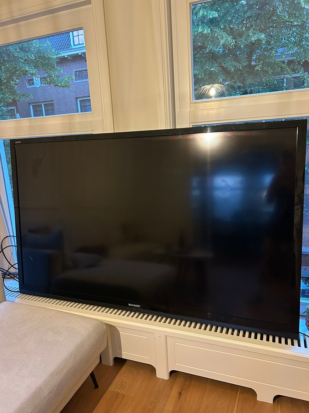 Sharp TV 80 inch, Audio, Tv en Foto, Televisies, Ophalen, 50 Hz, Zo goed als nieuw, 100 cm of meer