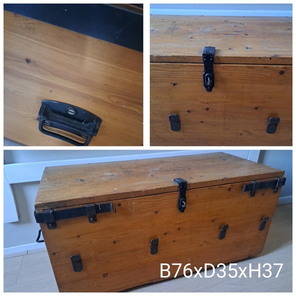 Orginele Legerkist, Huis en Inrichting, Ophalen, Zo goed als nieuw, Minder dan 50 cm, Minder dan 50 cm