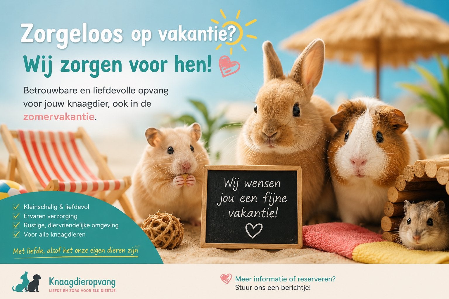 Opvang knaagdieren!!🤍, Ophalen, Overige typen