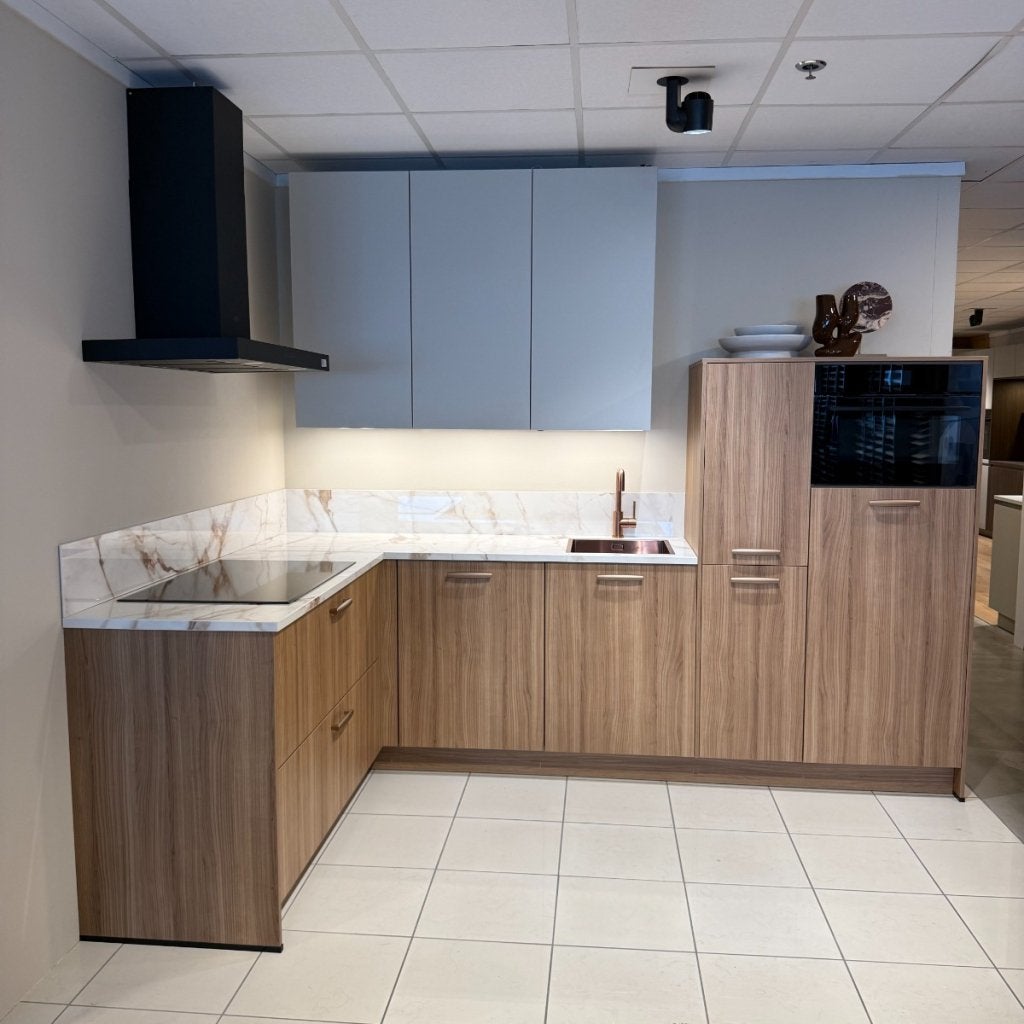Keuken Ensor Karamel Walnoot - Superkeukens, Huis en Inrichting, Niet ingevuld, Niet ingevuld, Niet ingevuld