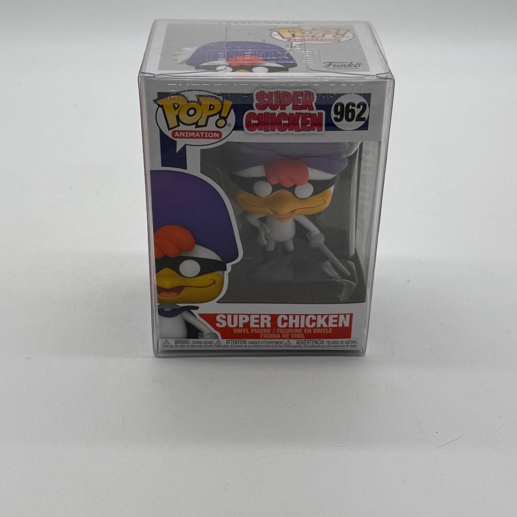 Funko Pop - Super Chicken (962) - met case, Ophalen of Verzenden, Zo goed als nieuw