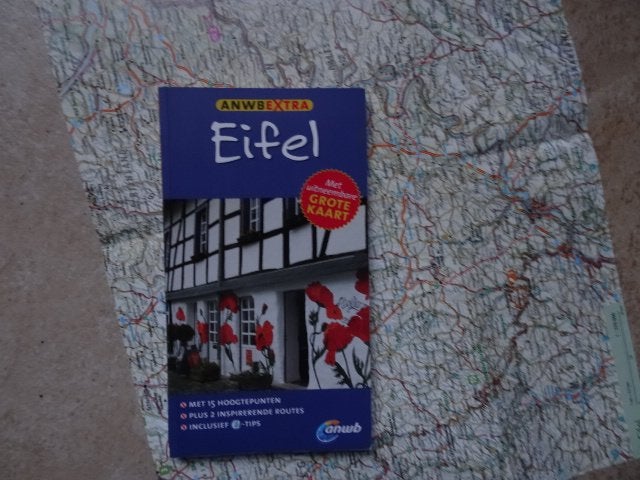 anwb extra reisgids Eifel + de grote wegenkaart, Europa, Ophalen of Verzenden, Zo goed als nieuw, Reisgids of -boek