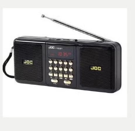 Draagbare FM radio oplaadbaar met MP3 speler en USB