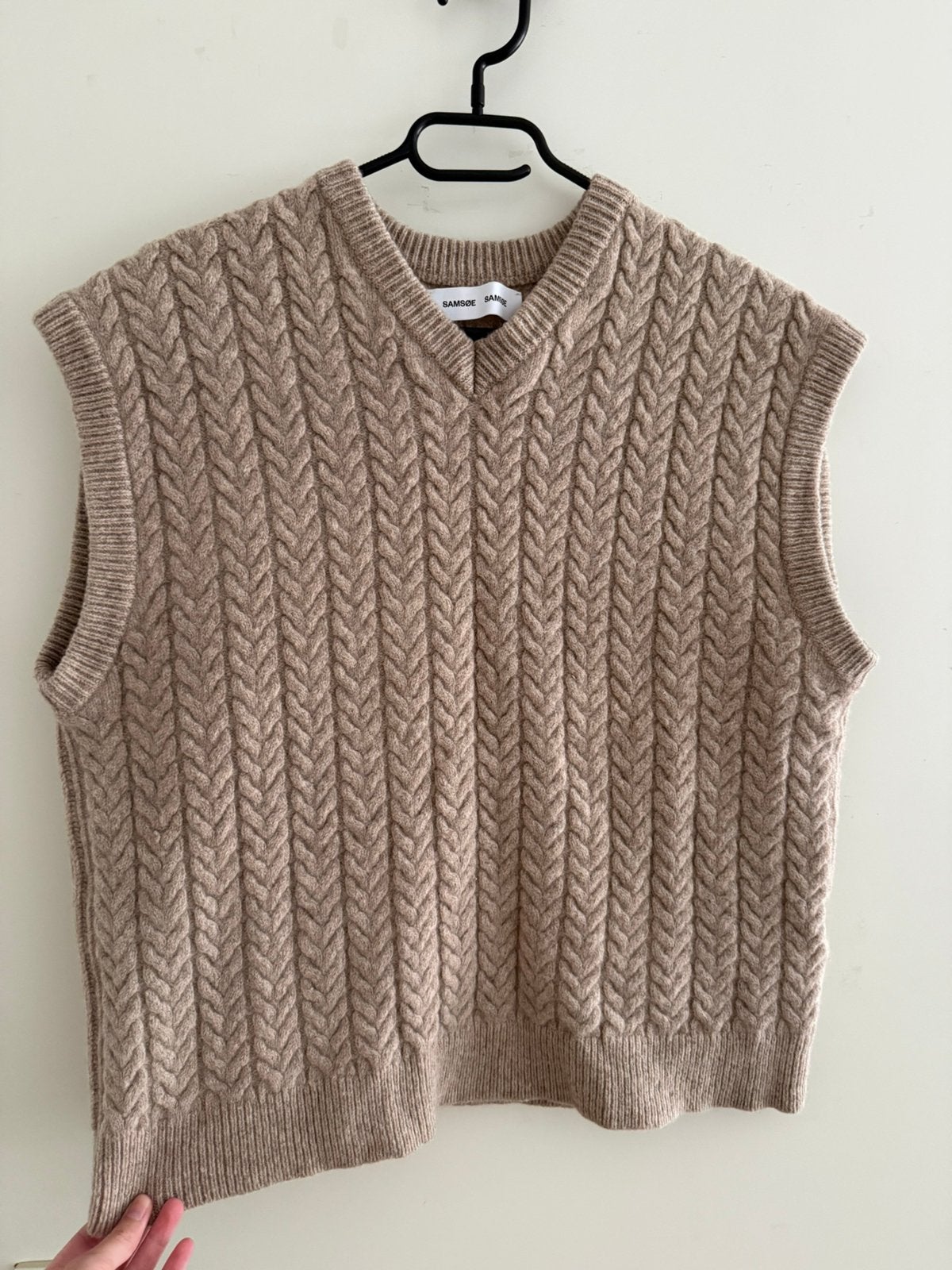 Samsøe Samsøe dames spencer maat L 100% wol, Ophalen of Verzenden, Nieuw, Maat 42/44 (L), Beige