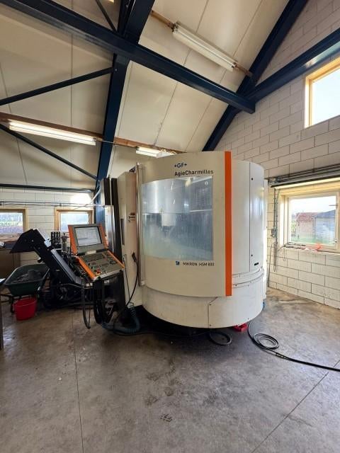 freesmachine Mikron HSM800 - 2010 - Heidenhain iTNC530, Ophalen, Gebruikt, Elektrisch, Bovenfrees