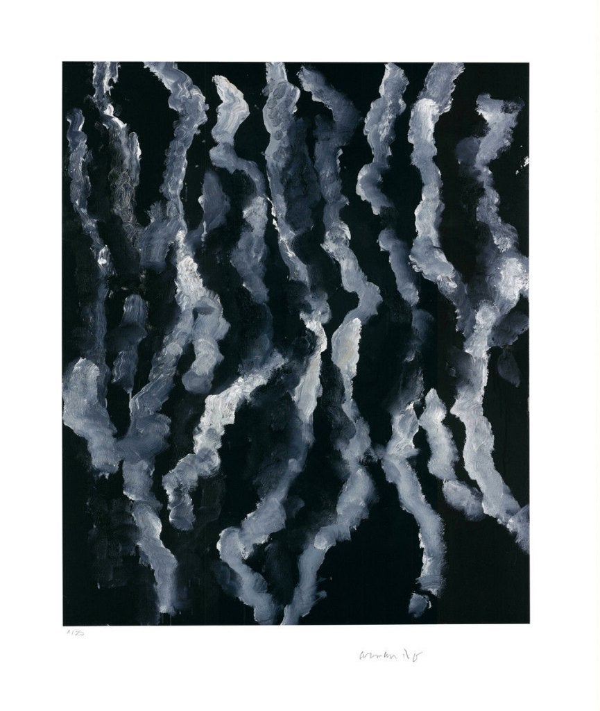 Armando A'dam (1929) Giclee op Papier " De Regen " Ges Gen, Antiek en Kunst, Abstract, Gesigneerd, Ophalen of Verzenden, Giclee