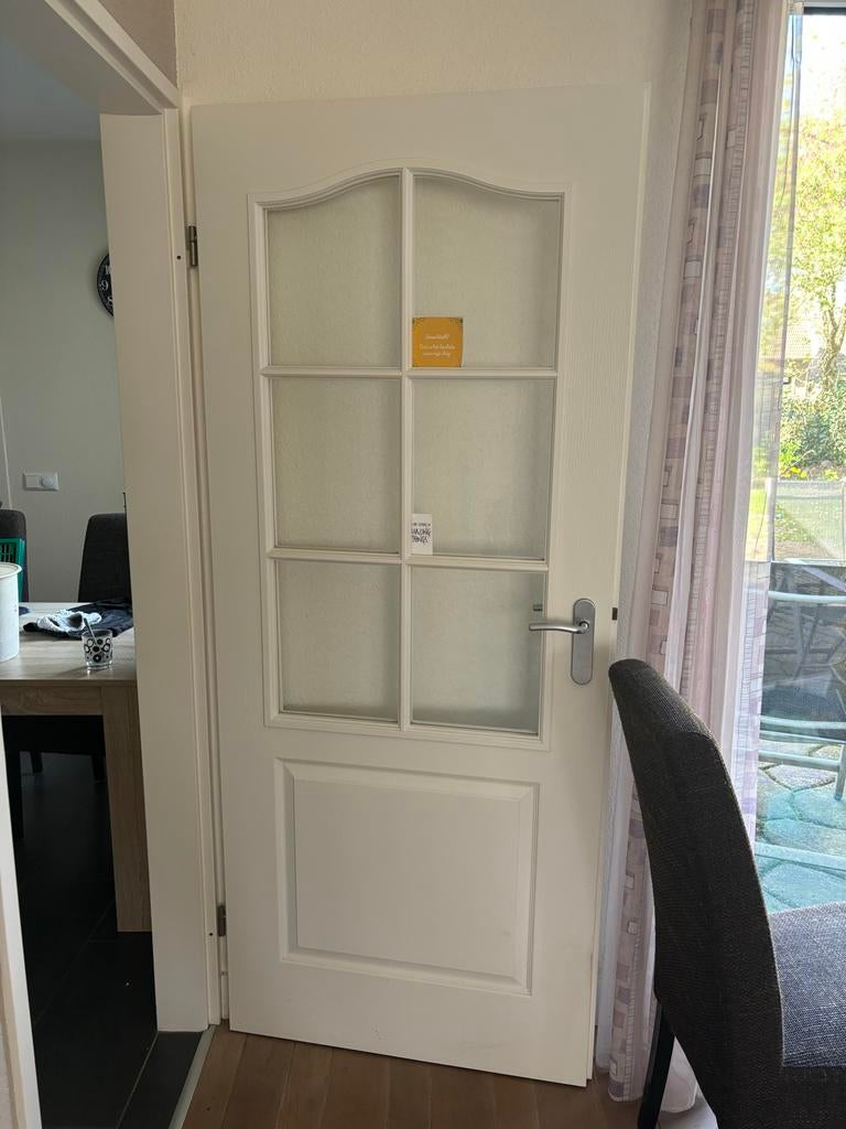 2 houten deuren, Ophalen, Gebruikt, 80 tot 100 cm, Binnendeur