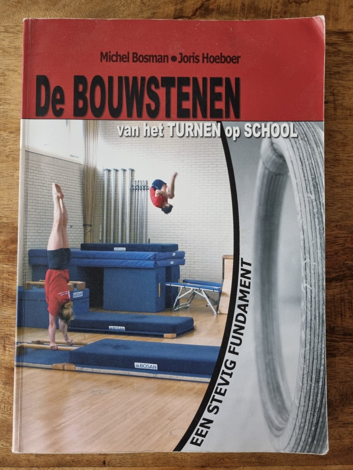 De Bouwstenen van het Turnen op School - Michel Bosman, Ophalen of Verzenden, Gebruikt, Rood, Materiaal