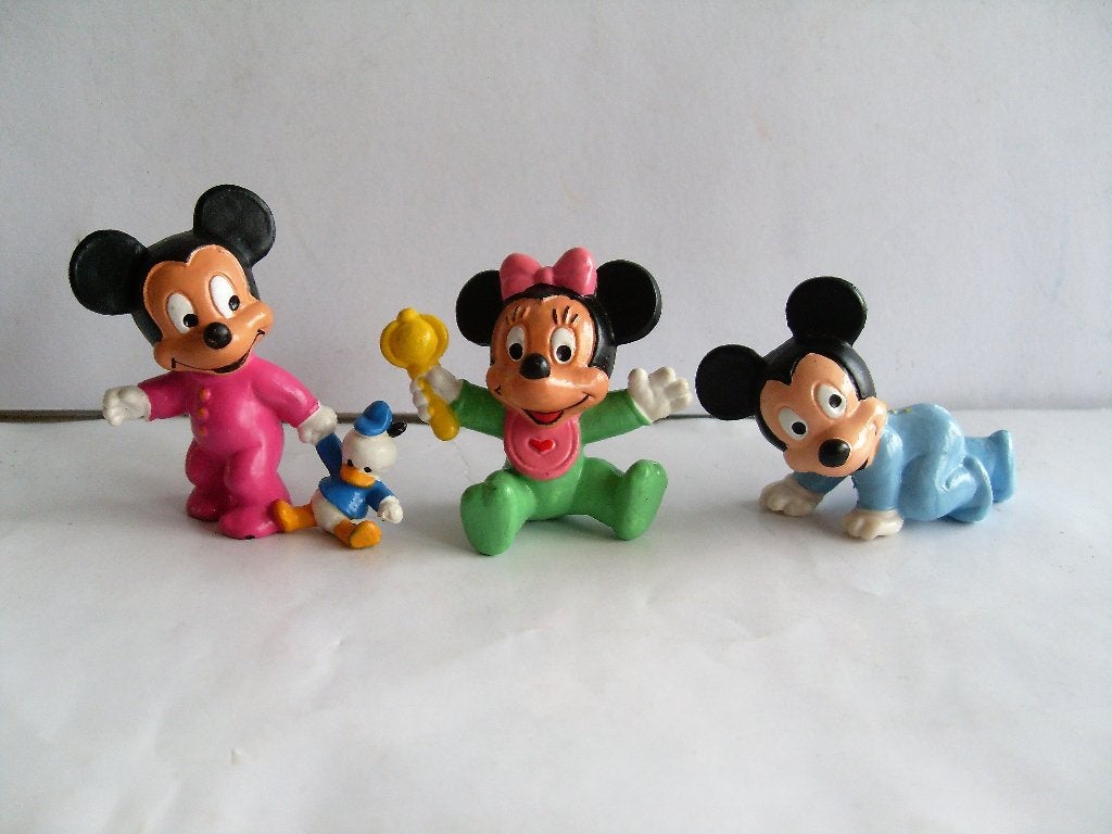 Disney Babies Mickey Mouse en Minnie Mouse Disney Baby, Ophalen of Verzenden, Mickey Mouse, Zo goed als nieuw, Beeldje of Figuurtje