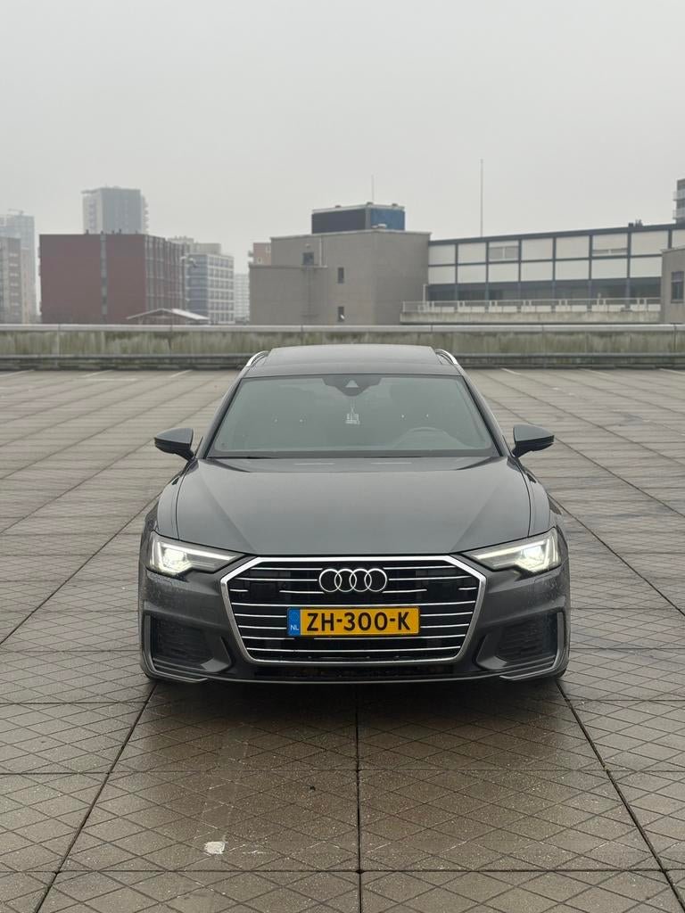 Audi A6 40 TDI 204pk S Tronic 2019 Grijs NAP, Auto's, Audi, Automaat, 2000 kg, Leder en Stof, Origineel Nederlands