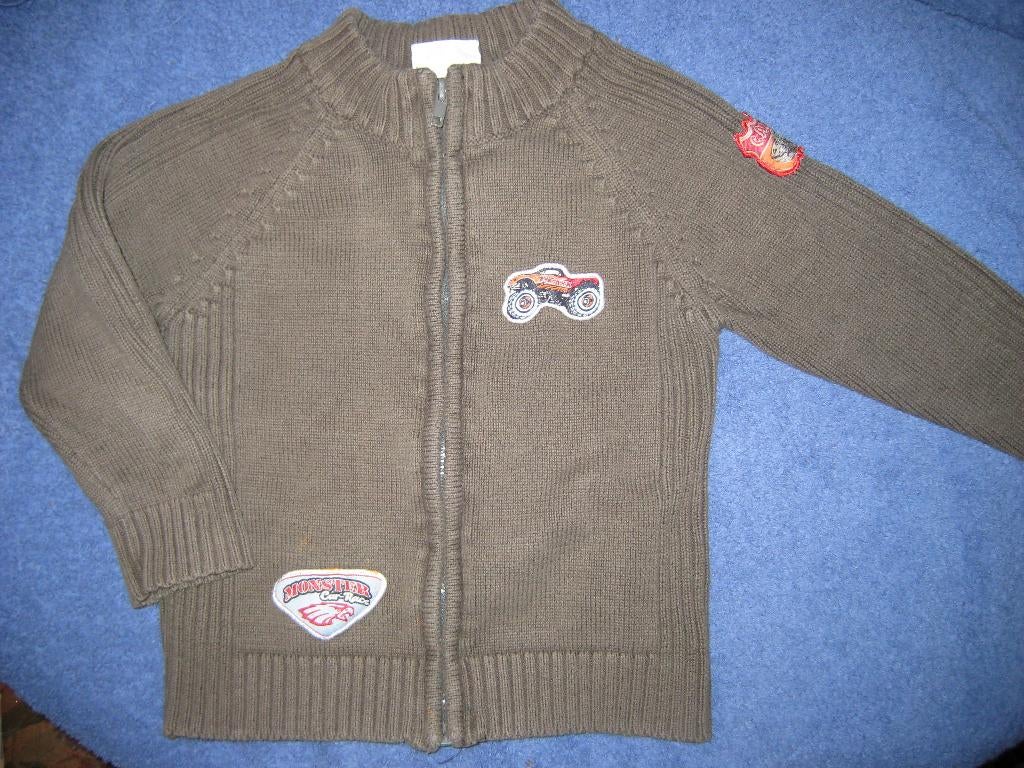 Bruine vest, 104, Kiki + Koko, Ophalen of Verzenden, Zo goed als nieuw, Jongen, Trui of Vest