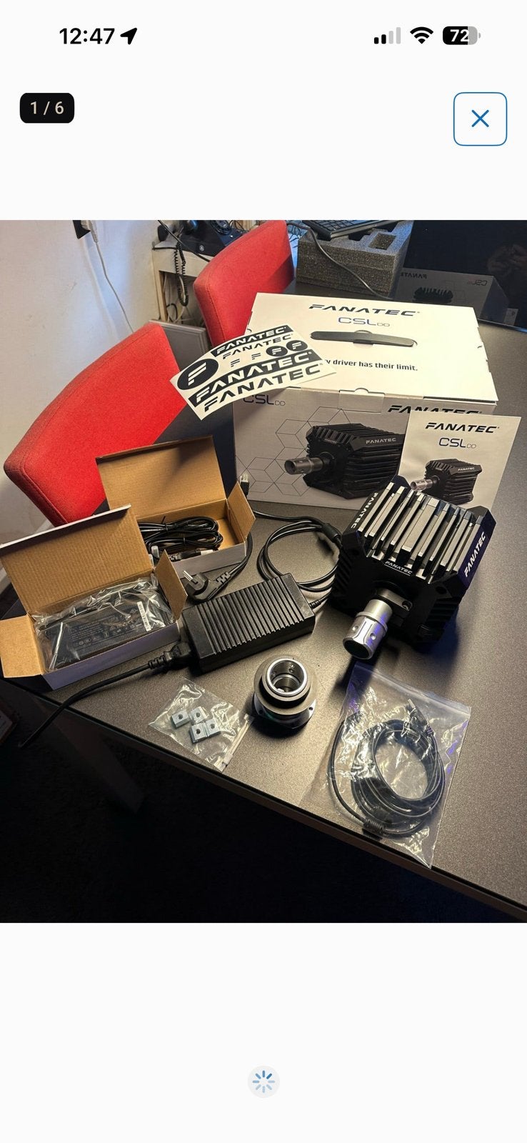 Fanatec CSL DD + Boosterkit + QR1 Wheel-Side, Ophalen of Verzenden, Overige merken, Zo goed als nieuw