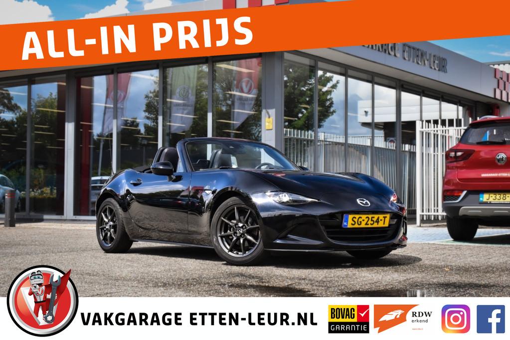 Mazda MX-5 1.5 SkyActiv GT-M | Bose | Navi (bj 2015), Auto's, Keurmerk '100% Onderhouden', 12 maanden, Achterwielaandrijving, Gebruikt