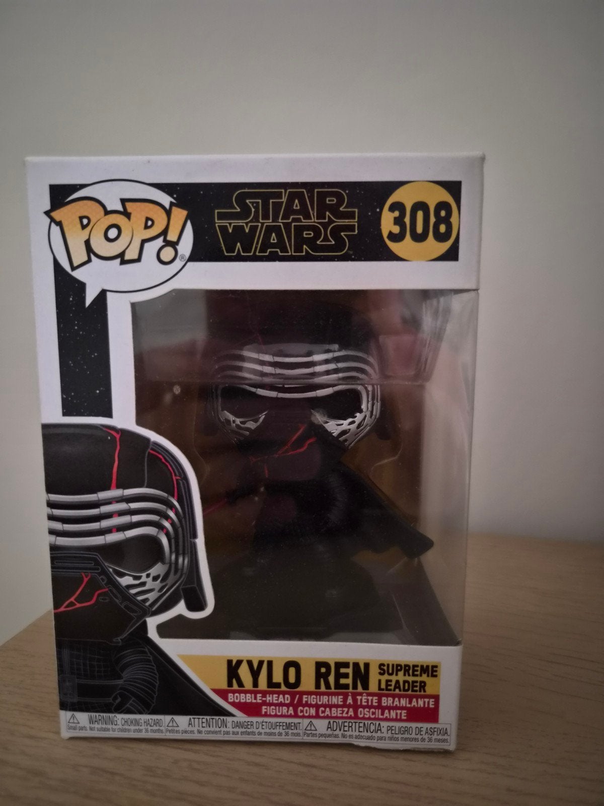 Funko Pop! Star Wars Kylo Ren Supreme Leader #308, Ophalen of Verzenden, Nieuw, Actiefiguurtje