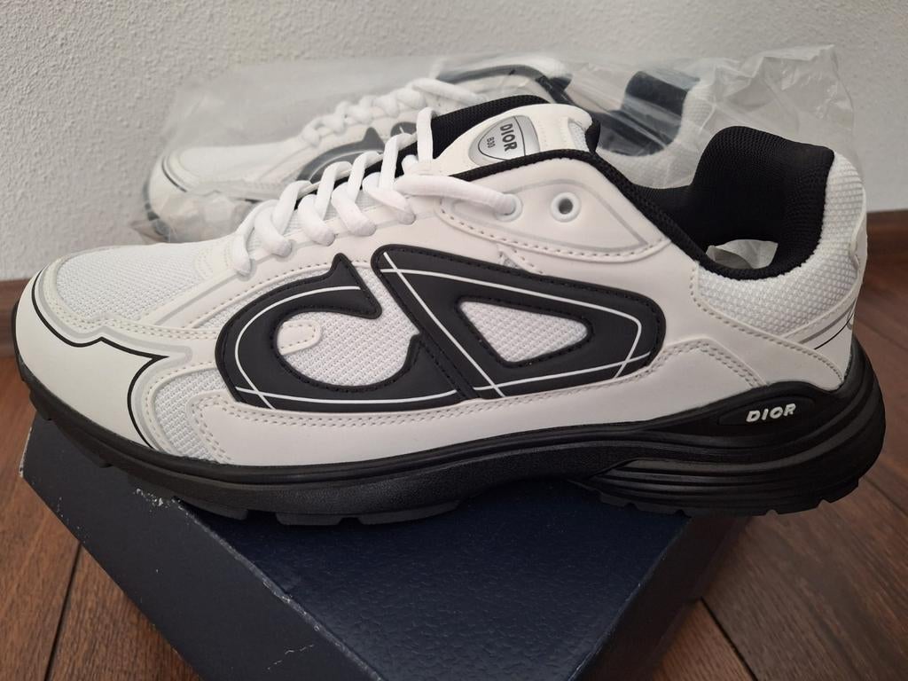 Christian Dior B30 Sneakers Wit Zwart maat 44 (nieuw), Wit, Nieuw, Ophalen of Verzenden, Sneakers of Gympen