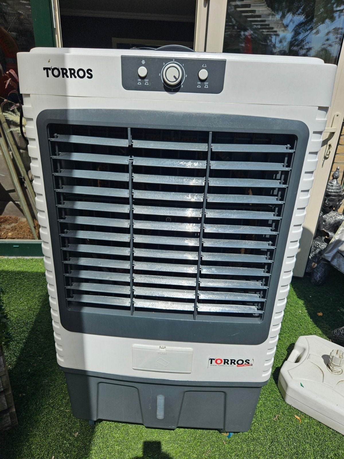 Torros Mobiele Airco / Luchtkoeler - Krachtig en Efficiënt, Witgoed en Apparatuur, Airco's, Ophalen, Gebruikt, 3 snelheden of meer
