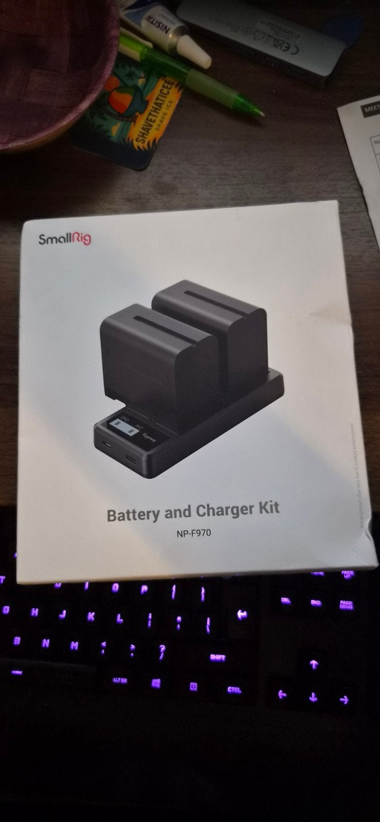 SmallRig NP-F970 Batterij en Oplader Kit, Nieuw, Overige merken, Accu, Geschikt voor twee batterijen