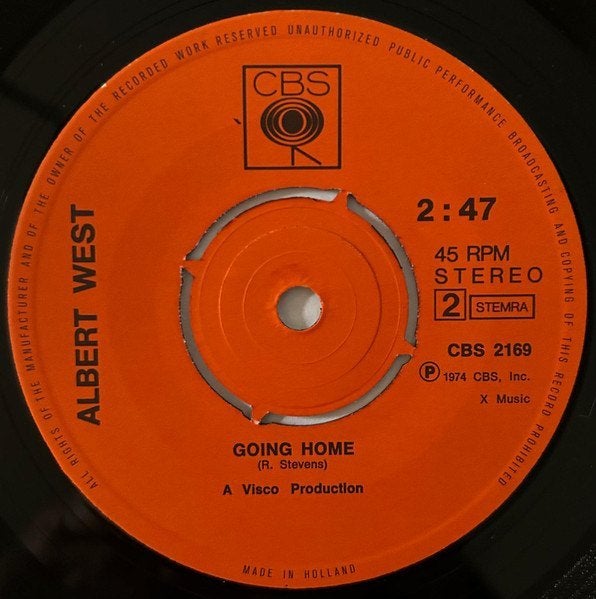 Albert west - just one of lifes little tragedies, Gebruikt, 7 inch, Single, Ophalen of Verzenden