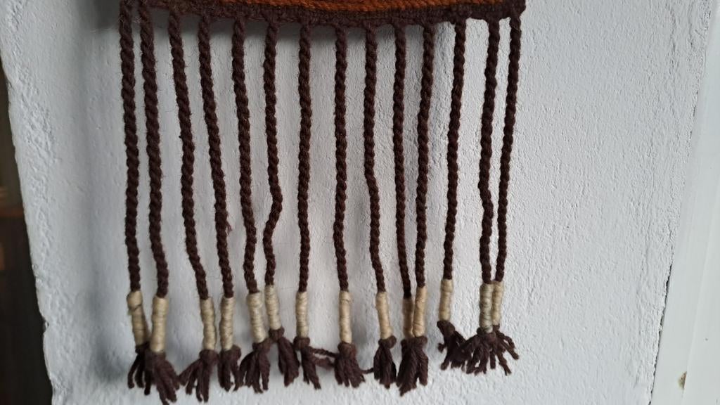 Vintage poolse kelim wandhanger, Ophalen of Verzenden