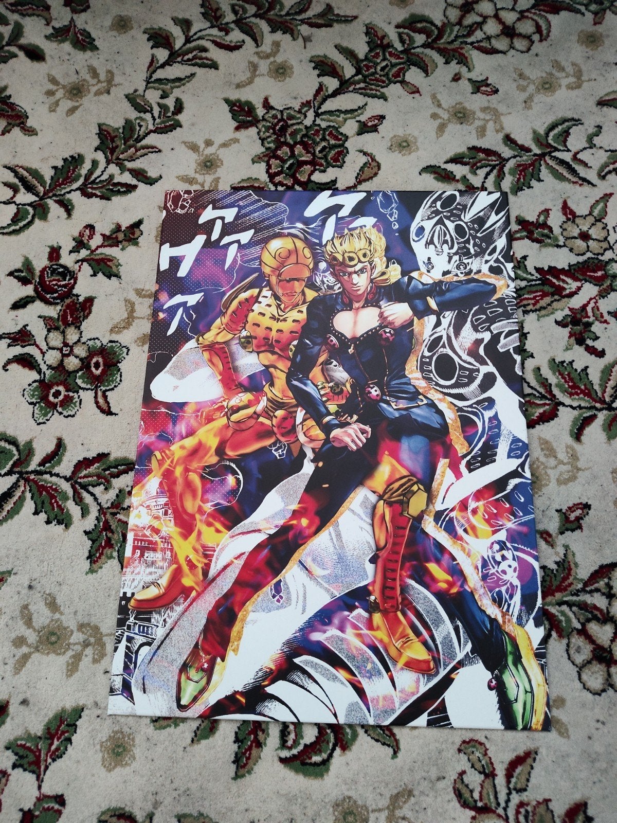 JoJo's Bizarre Adventure Displate - Giorno Giovanna, 50 – 75, Minder dan 50 cm, Oorspronkelijke maker, Ophalen of Verzenden