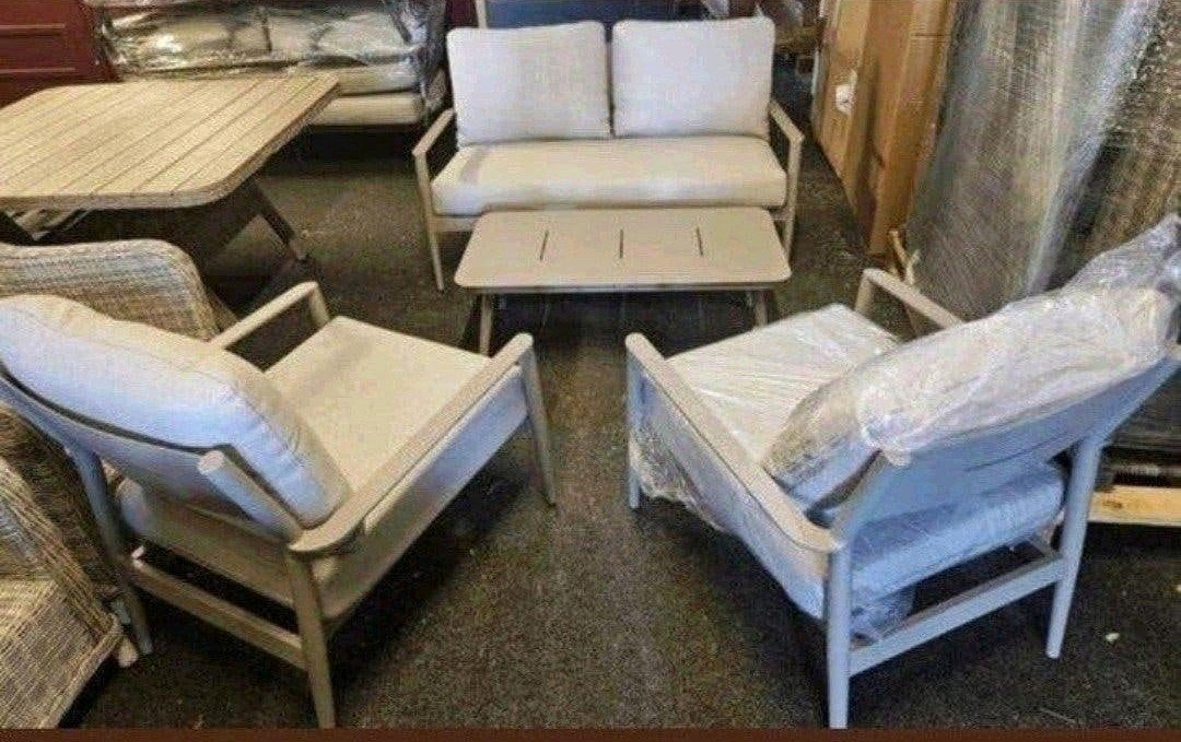 garden impressions loungeset MET DIKKE KUSSENS SETPRIJS €499, Ophalen, Nieuw