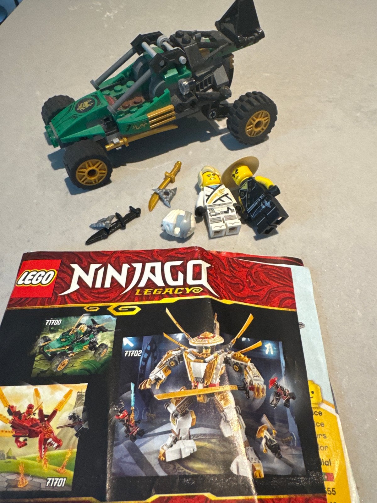 LEGO Ninjago Legacy 71700 Jungle Raider met minifiguren, Ophalen of Verzenden, Gebruikt