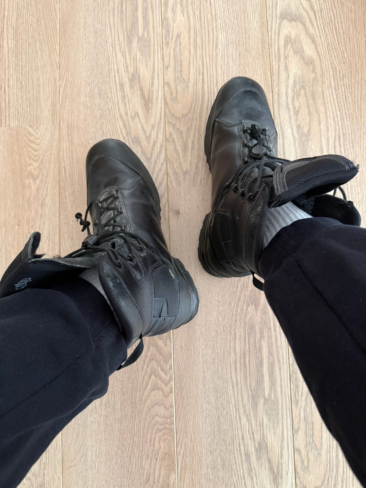 Haix tactical boots werkschoenen 46, Kleding | Heren, Schoenen, Verzenden, Zwart, Boots, Zo goed als nieuw