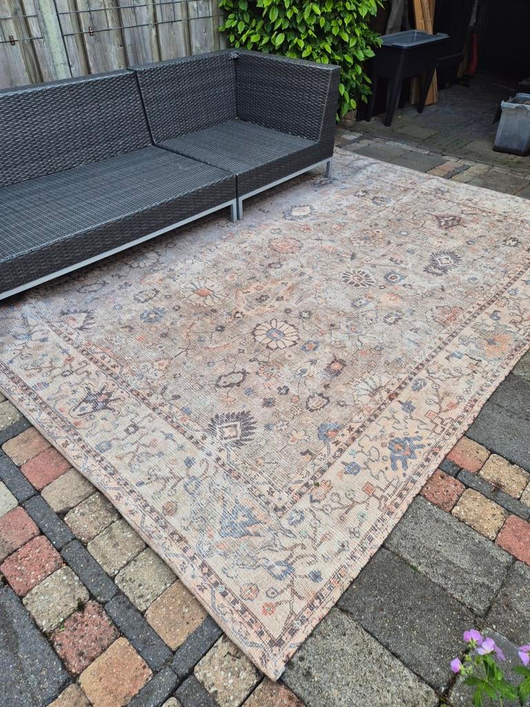 Mooi buitenkleed van gerecyclede PET-flessen 200x300cm, Ophalen, Zo goed als nieuw, Auto