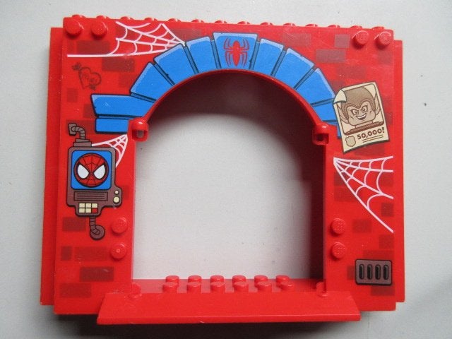 nr. 9869, Paneel 4 x 16 x 10, Spiderman, Ophalen of Verzenden, Gebruikt, Lego