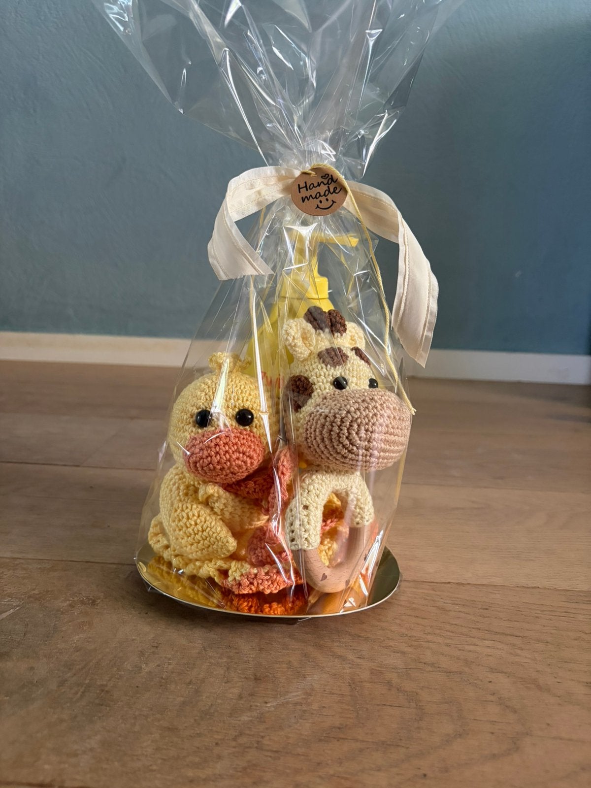 Handgemaakt kraampakket/kado, Kinderen en Baby's, Kraamcadeaus en Geboorteborden, Ophalen of Verzenden, Nieuw, Kraamcadeau