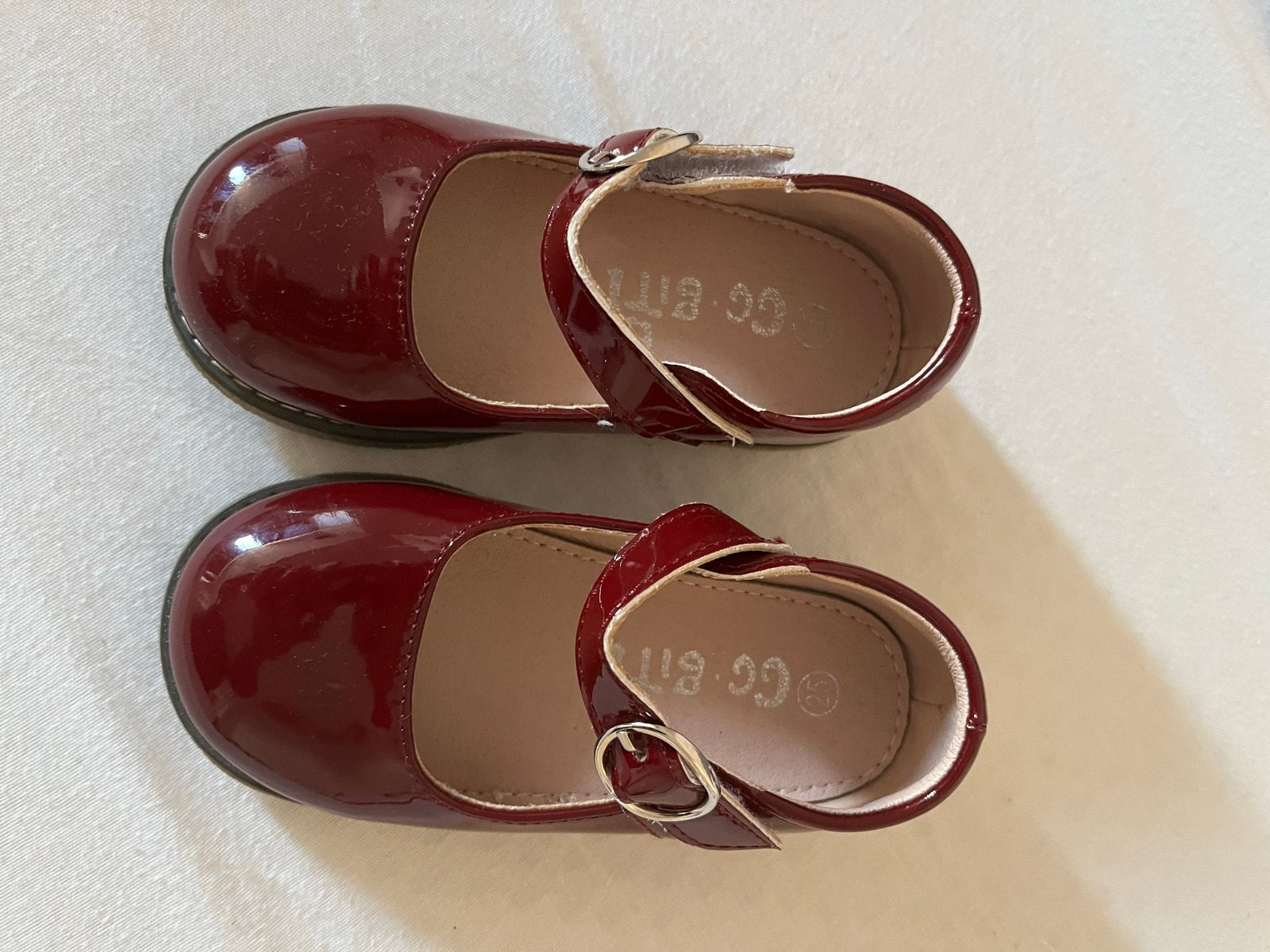 Rode lakleren schoentjes voor baby/peuter, Ophalen of Verzenden, Zo goed als nieuw, Meisje, Schoenen