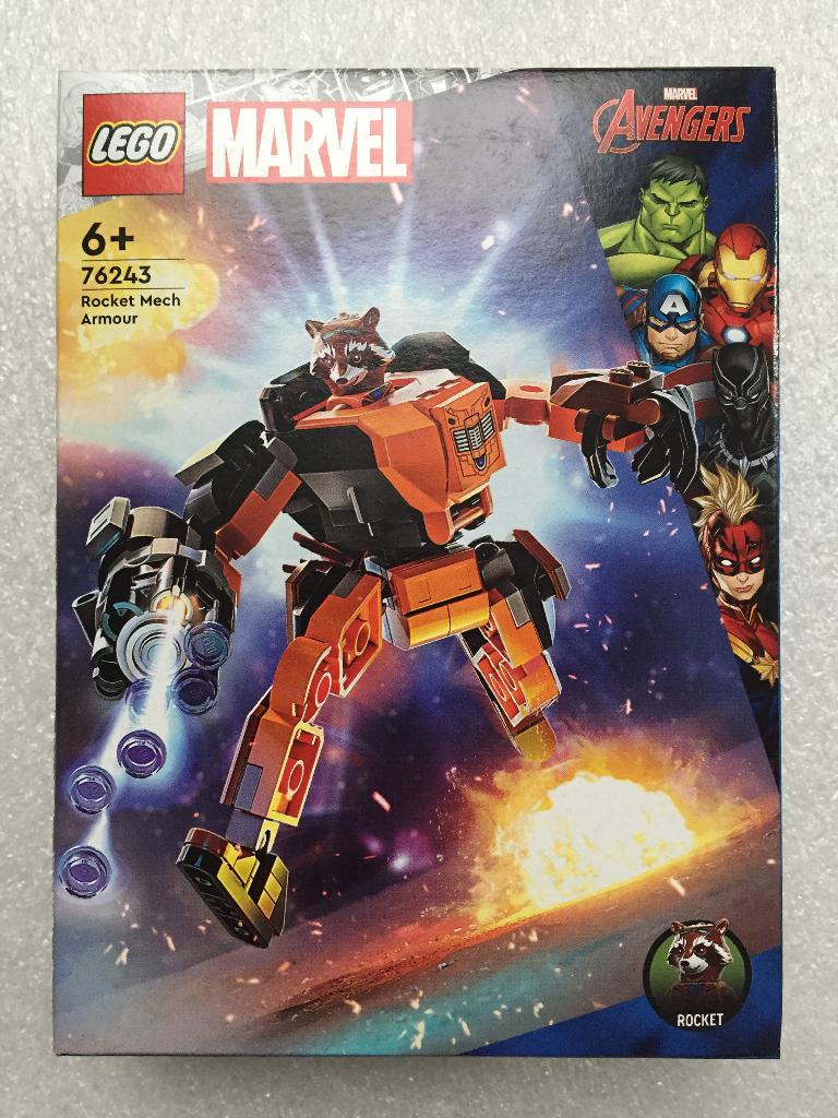 LEGO® Marvel 76243 - Rocket Mech Armor *Nieuw*, Marvel, Lego, Nieuw, Ophalen of Verzenden