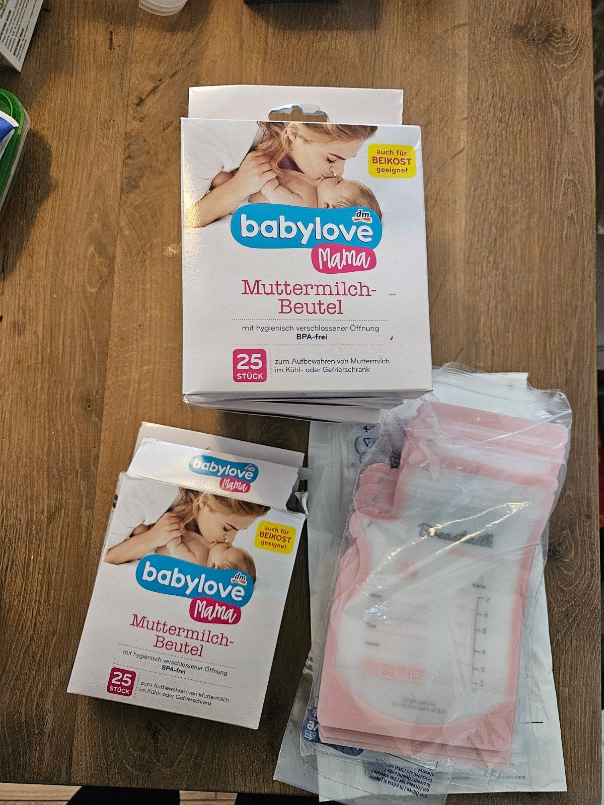 Moedermelk bewaarzakjes: Babylove, Medela en roze zakjes, Ophalen of Verzenden, Nieuw