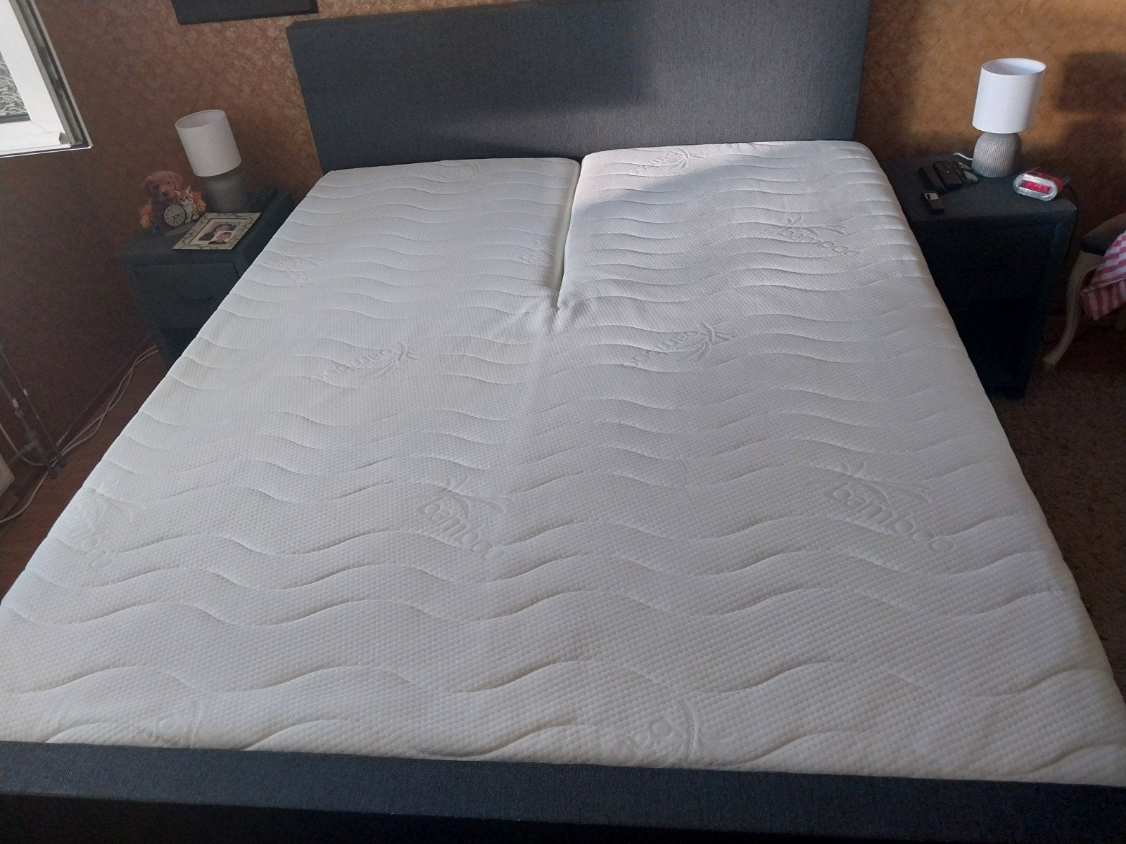 Splittopper DUO comfort 160x200 12cm dik, Ophalen, Tweepersoons, Zo goed als nieuw, Matras