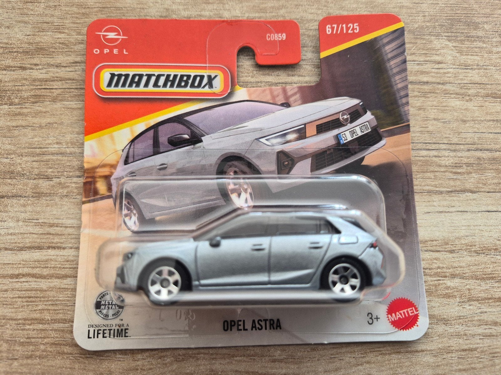 Opel Astra zilver metallic 1:64 ( Matchbox), Ophalen of Verzenden, Nieuw, Auto