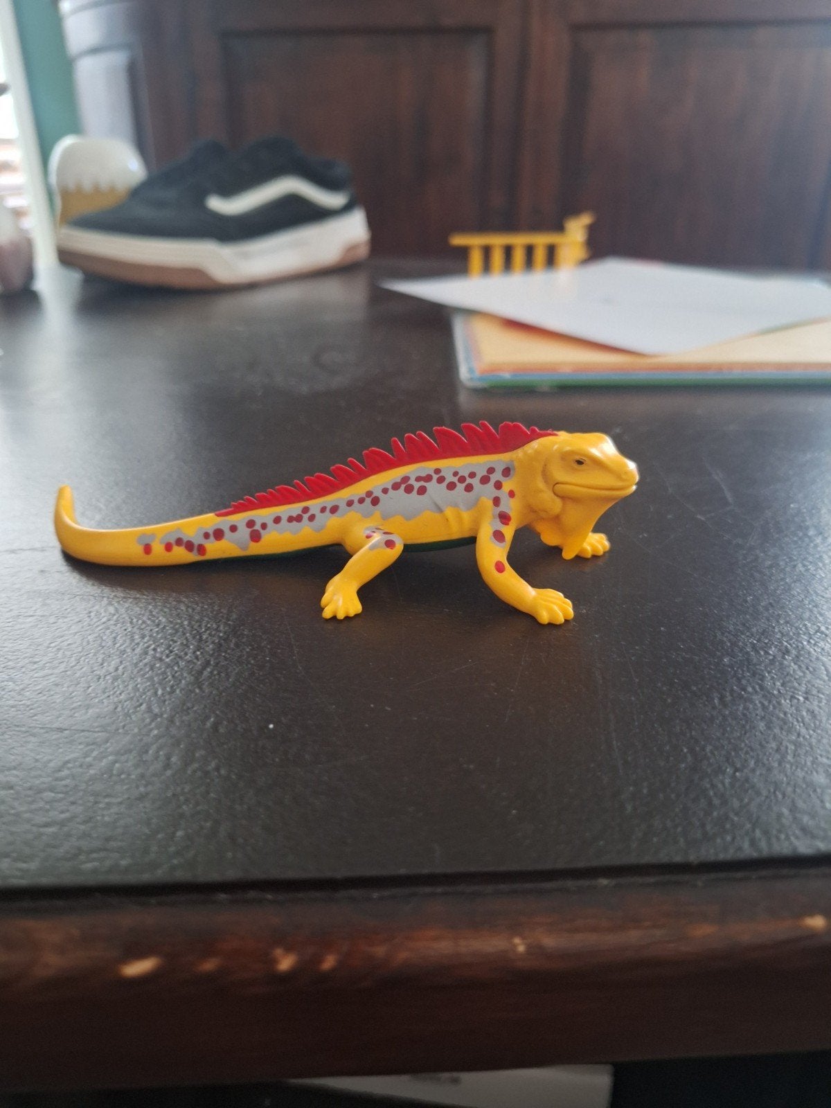 leguaan poppetje, Ophalen of Verzenden, Zo goed als nieuw, Reptiel of Amfibie, Beeldje of Figuurtje