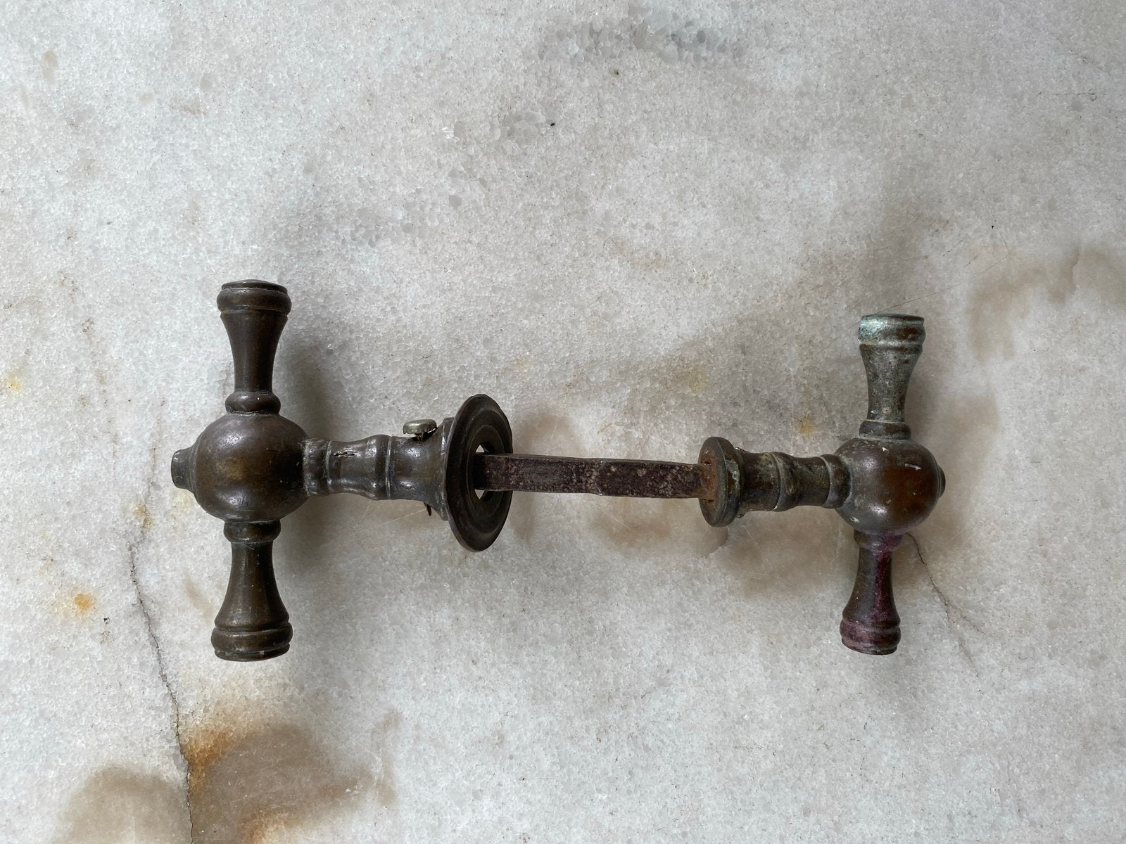 Antieke Klink of Kruk - Koper/Messing, Ophalen of Verzenden