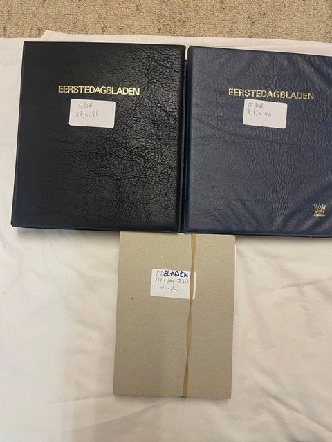 1ste dag BLADEN NEDERLAND POSTFRIS EDB's GESTEMPELD, Postzegels en Munten, Ophalen of Verzenden, Na 1940, Gestempeld