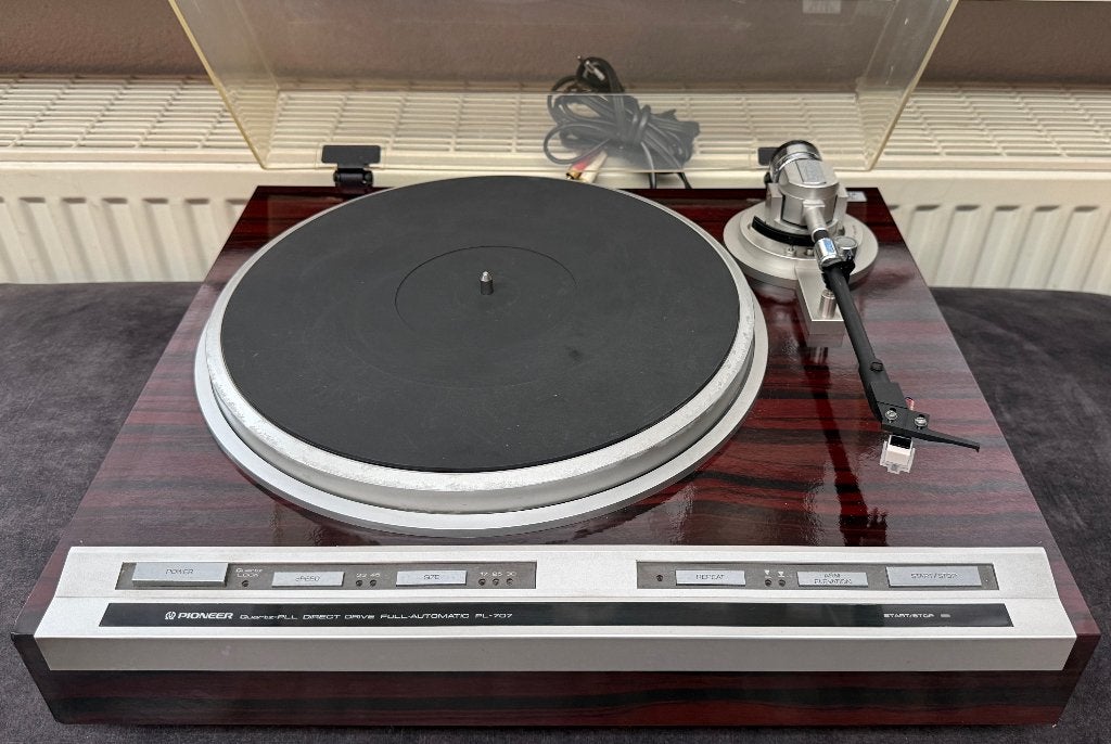PIONEER PL-707 2-Speed Direct-Drive platenspeler, Audio, Tv en Foto, Platenspelers, Ophalen, Gebruikt, Automatisch, Pioneer